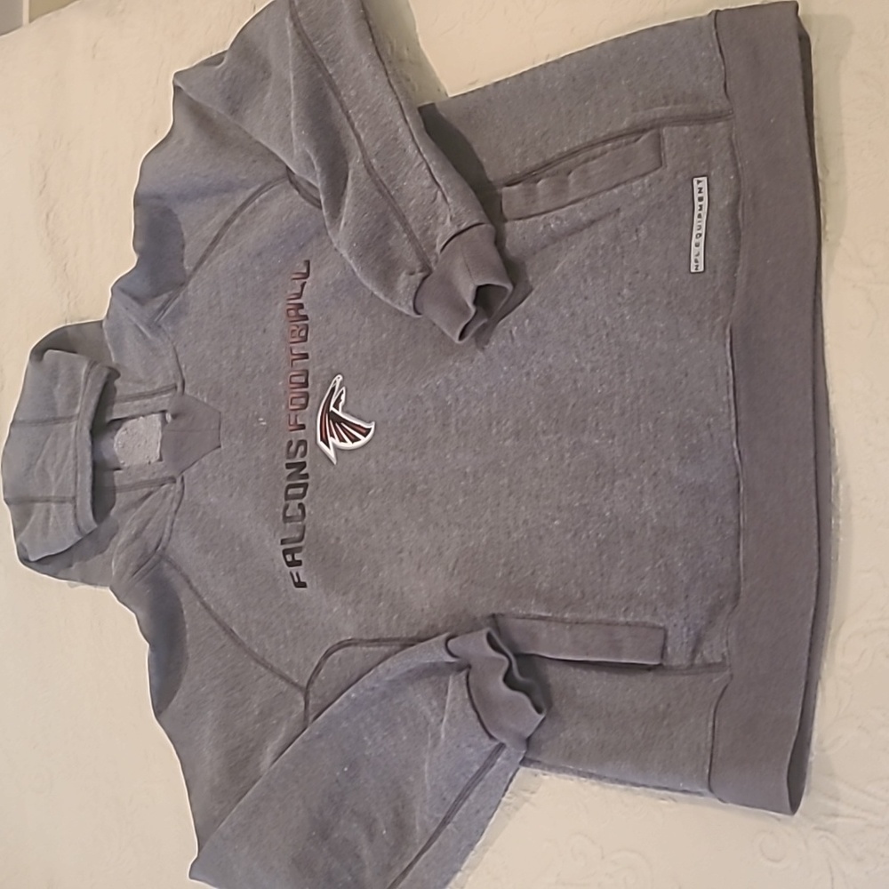 Falcons gray hoodie, YL